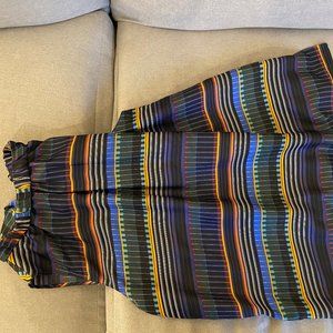 Loft, stripped colorful yet professional halter top, size small